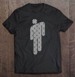 Billie Eilish Official Blohsh Black t shirt qn