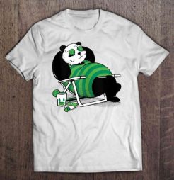 Summer Panda beach t shirt qn
