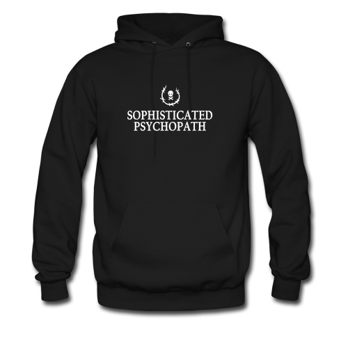 sophisticated psychopath hoodie qn