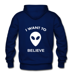I want to believe Alien(BACK) hoodie qn