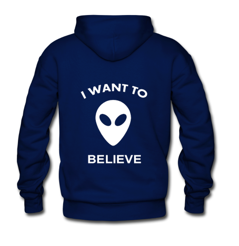 I want to believe Alien(BACK) hoodie qn