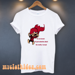 Custom Calvin & Hobbes It's Not Denial T-Shirt