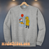 Winnie the Pooh Pennywise IT Funny Mashup Sweatshirt