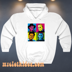 Pop art harajuku tee horror halloween hoodie