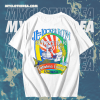 80s JL’s Locker Room Catalina Island Sunset Mermaid T-Shirt KM Back TPKJ1