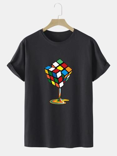 Cutton shirt in cubic shape