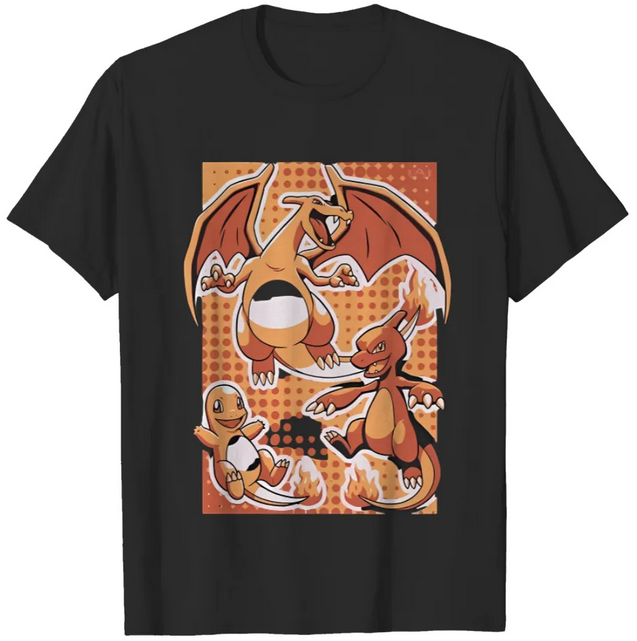 Charmander Charmeleon Charizard Vintage T-shirt AL