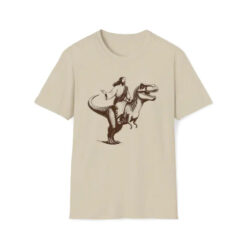 Jesus Riding Dinosaur T-Shirt