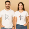 Fall in love valentine Couple T-Shirt