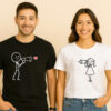 His and Hers Couple T-Shirt