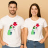 Holding Balloons Couple T-Shirt