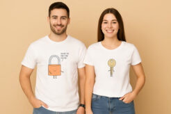 Lock and Key Couple T-Shirt