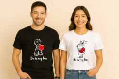 Matching Valentines Couple T-Shirt