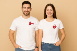 Matching Lock & Key Couple T-Shirt