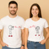 Matching Valentine Couple T-shirt