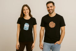 Milk and Cookies Couple T-Shirt