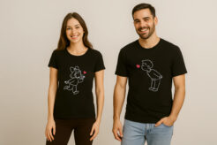 Minimalist Love Couple T-Shirt