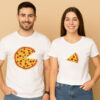 Pizza Theme Couple T-Shirt