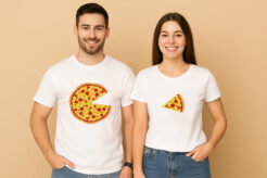 Pizza Theme Couple T-Shirt
