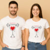 Powered by Love Couple T-Shirt