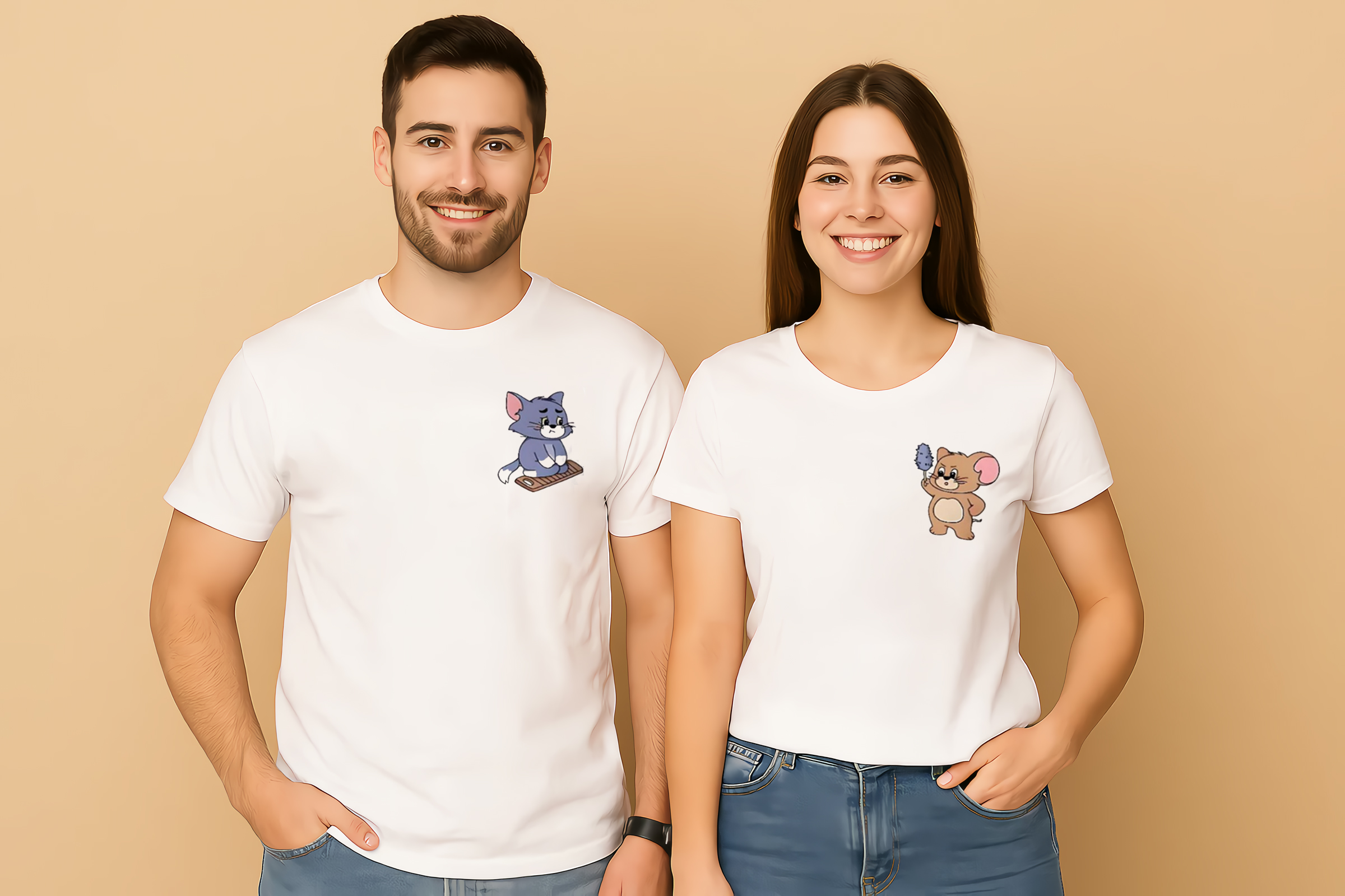 Tom & Jery Couple T-Shirt