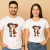 Clipart Romantic Couple T-Shirt