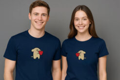 Valentine Dog Couple T-Shirt