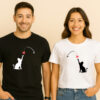 Cat Lover Couple T-Shirt