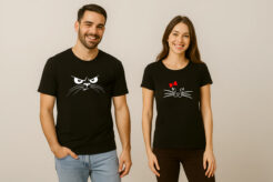 Cat Lovers Couple T-Shirt