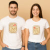 Cat and Dog Woof Couple T-Shirt