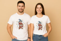 Chip & Dale Fantasia Couple T-Shirt