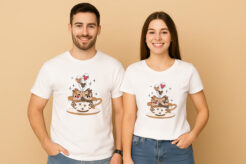 Chip and Dale Disney Couple T-Shirt