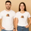 Cuddling Cats Couple T-Shirt