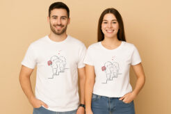 Cute A Boy And A Girl Couple T-Shirt