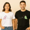 Cute Dinosaur Couple T-Shirt