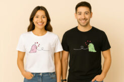 Cute Dinosaur Couple T-Shirt