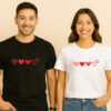 Cute Love Valentines Couple T-Shirt