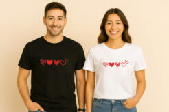 Cute Love Valentines Couple T-Shirt