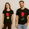 Be the key or the lock Half Heart Couple T Shirt