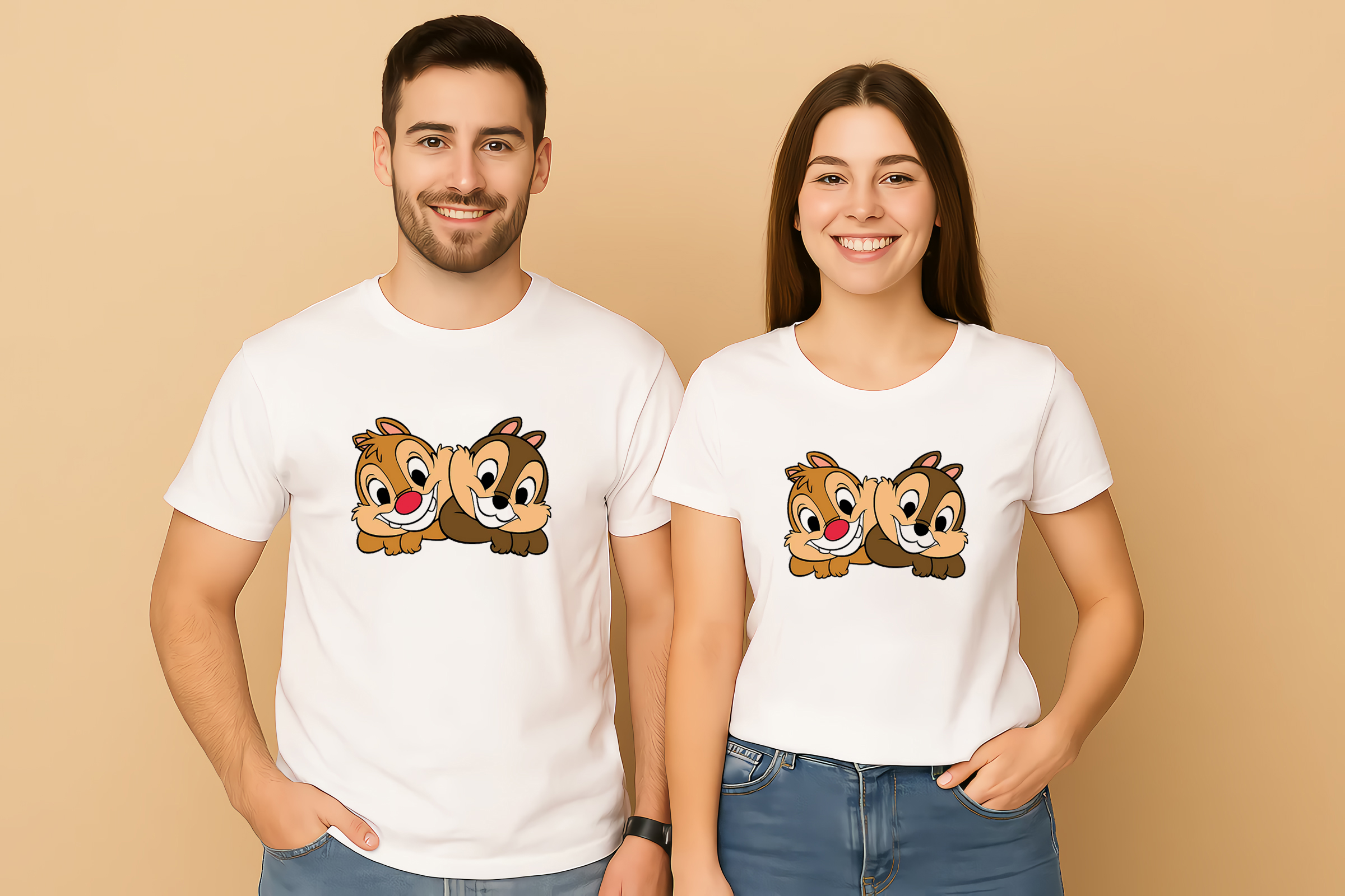 Disney Chip And Dale Couple T-Shirt