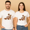 Chip and Dale Chipmunks Couple T-Shirt