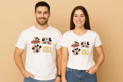 Disney Mickey Minnie Love Couple T-Shirt