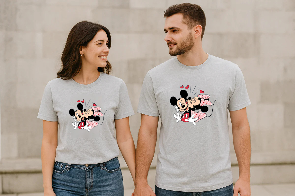 Disney Mickey Minnie Cute Couple T-Shirt
