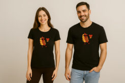 Funny Hot Dog Couple T-Shirt
