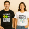 Funny Pickleball Paddle Couple T-Shirt