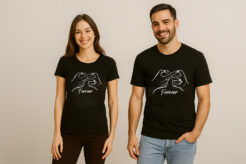 Forever Hand Sign Couple T Shirt
