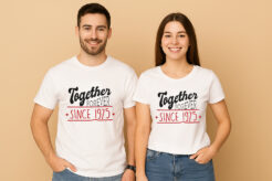 Together Forever Since 1975 Couple T Shirt